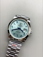 Rolex Day-Date Ice Blue Dial Middle Eastern Numerals Mechanical Watch(1;1Super Clone) - Image 3