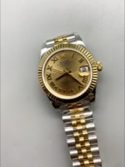 Rolex Datejust Gold with Roman Dial in 36MM （1;1Super Clone） - Image 5