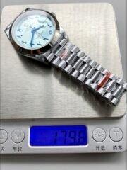 Rolex Day-Date Ice Blue Dial Middle Eastern Numerals Mechanical Watch(1;1Super Clone) - Image 10