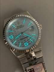 Rolex Land-Dweller 127336 Ice Blue Honeycomb 40MM (1;1 Super Clone) - Image 9