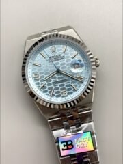Rolex Land-Dweller 127336 Ice Blue Honeycomb 40MM (1;1 Super Clone) - Image 2