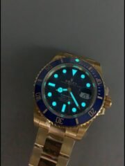 Rolex Submariner 40mm Gold Case, Blue Dial, 3135 Movement.(1;1Super Clone) - Image 9