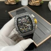 Best Richard Mille RM 11-03 Replica Watch For Men – Swiss Movement, Skeleton Dial, Carbon Fiber Case - Image 5