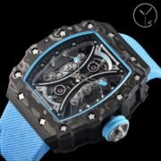 Richard Mille RM53-01 Tourbillon Replica Men's Watch Carbon Fiber Case - Image 6