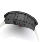 Top Swiss Replica Richard Mille RM35-01 – Carbon Fiber Case & White Rubber Strap - Image 7