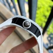 Richard Mille RM 022 Replica White Case White Strap Watch For Men – Skeletonized Dial And Carbon Fiber Case - Image 6