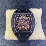 Best Swiss RM47 Black Samurai Tourbillon Replica Watch - Image 5