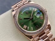 Day Date Rolex Weekly Journal Champaign 18K Gold Plated counter weight - Image 3