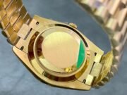 1:1 super clone Day Date Rolex Weekly Journal 18K Yellow Gold Plated counter weight - Image 7