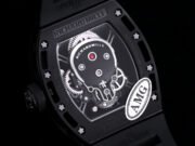 Swiss Richard Mille RM 052 Replica Watch – Skeleton Tourbillon, Skull Face, Black Rubber Strap, AAAAA Quality - Image 8