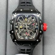 Richard Mille RM 35-03 Rafael Nadal Replica Watch 43mm Steel Case Black Strap - Image 8