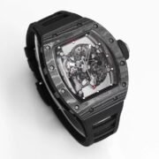 Replica Swiss RM055 Carbon Fiber Replica Watch – Skeleton Design - Image 4