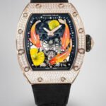 Replica Richard Mille RM S10 Koi Tourbillon Watch - Rose Gold & Diamond