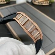 Swiss Richard Mille RM 51-01 Replica Tiger And Dragon Michelle Yeoh Watch with Diamond Bezel And Black Rubber Strap - Image 7