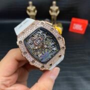 Richard Mille RM 11-03 Replica Watch For Men – Swiss Movement, Diamond-Set Bezel, Luxury Timepiece - Image 4