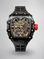 Richard Mille RM 35-03 Rafael Nadal Replica Watch 43mm Steel Case Black Strap