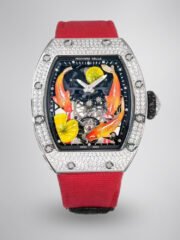 Richard Mille RM S10 Koi Tourbillon Replica – Swiss Movement, Diamond-Set Case, and AAA Quality for the Ultimate Luxury Experience