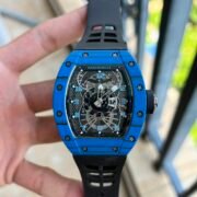 Replica Richard Mille RM 022 Blue Carbon Skeleton Dial Automatic Movement Watch - Image 2