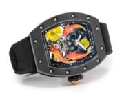 Swiss RICHARD MILLE RM S10 Replica – Koi Tourbillon, Black Steel Case, Sport Style - Image 6