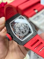 Replica Richard Mille RM35-02 Red Rubber Strap Swiss Movement Sports Watch - Image 2