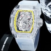 Best Swiss Replica Richard Mille RM56-01 Transparent Glass Case Watch – AAA Skeleton Dial - Image 3