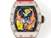 Replica RICHARD MILLE RM S10 Koi Tourbillon Watch with Rose Gold Case - Image 9