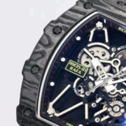 Richard Mille RM 35-01 Replica AAA Swiss Clone with Carbon Case and Red Strap - Image 4
