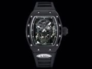 Swiss Richard Mille RM 052 Replica Watch – Skeleton Tourbillon, Skull Face, Black Rubber Strap, AAAAA Quality - Image 2