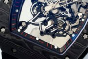 Richard Mille RM055 Skeleton Watch with Black Rubber Strap – Super Clone - Image 6