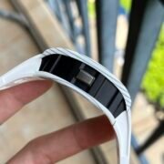 Richard Mille RM 022 Replica White Case White Strap Watch For Men – Skeletonized Dial And Carbon Fiber Case - Image 5