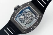 Richard Mille RM055 Skeleton Watch with Black Rubber Strap – Super Clone - Image 4