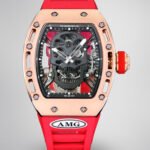 RM052 Skeleton Tourbillon Watch Replica - Bold Black Skull Design