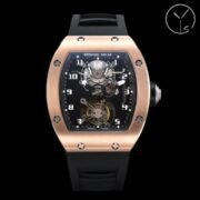 Swiss Richard Mille RM 002-V2 Replica Watch – Skeleton Dial, Black Rubber Strap, 45mm Men’s Luxury Timepiece - Image 2