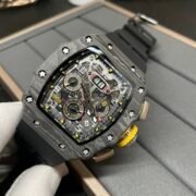 Best Richard Mille RM 11-03 Replica Watch For Men – Swiss Movement, Skeleton Dial, Carbon Fiber Case - Image 6