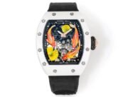 Richard Mille Replica RM S10 Koi Tourbillon Watch with White Ceramic Case - Image 10