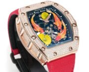 Replica RICHARD MILLE RM S10 Koi Tourbillon Watch with Rose Gold Case - Image 10