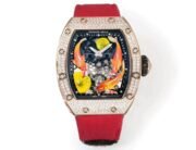 Replica RICHARD MILLE RM S10 Koi Tourbillon Watch with Rose Gold Case - Image 6