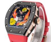 Replica Richard Mille RM S10 Koi Tourbillon Watch – Red Rubber Strap, AAA Quality - Image 7