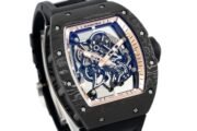 Richard Mille RM055 Skeleton Watch with Black Rubber Strap – Swiss Replica - Image 10