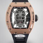 RM052 Skeleton Tourbillon Replica Watch – Rose Gold Case