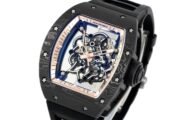 Richard Mille RM055 Skeleton Watch with Black Rubber Strap – Swiss Replica - Image 9