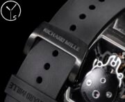 Best Richard Mille RM 052 Replica Black Carbon Fiber Case Watch – Men’s Luxury Watch With Skeleton Skull Dial - Image 10