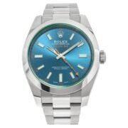 Rolex Milgauss 40mm Blue Dial Green Crystal 116400GV - Image 5