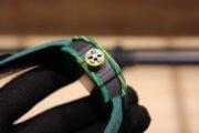 Best Replica Richard Mille RM 67-02 Skeleton Dial Watch With Green Fabric Strap - Image 7
