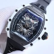 Replica Richard Mille RM21-02 Watch – Swiss Skeleton Tourbillon, Carbon Case, Sport Style - Image 4