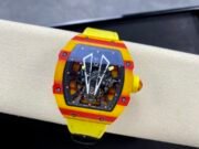 Replica Richard Mille RM27-03 Rafael Nadal Tourbillon Swiss Movement Carbon Fiber Watch - Image 5