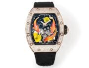 Replica Richard Mille RM S10 Koi Tourbillon Watch - Rose Gold & Diamond - Image 10