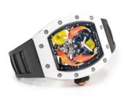 Replica Richard Mille RM S10 Koi Tourbillon Watch with Black Leather Strap - Image 7