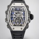 Swiss Richard Mille RM 21-01 Replica Tourbillon Aerodyne Carbon Tpt Watch For Men – High-End Skeleton Dial