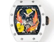 Richard Mille Replica RM S10 Koi Tourbillon Watch with White Ceramic Case - Image 7